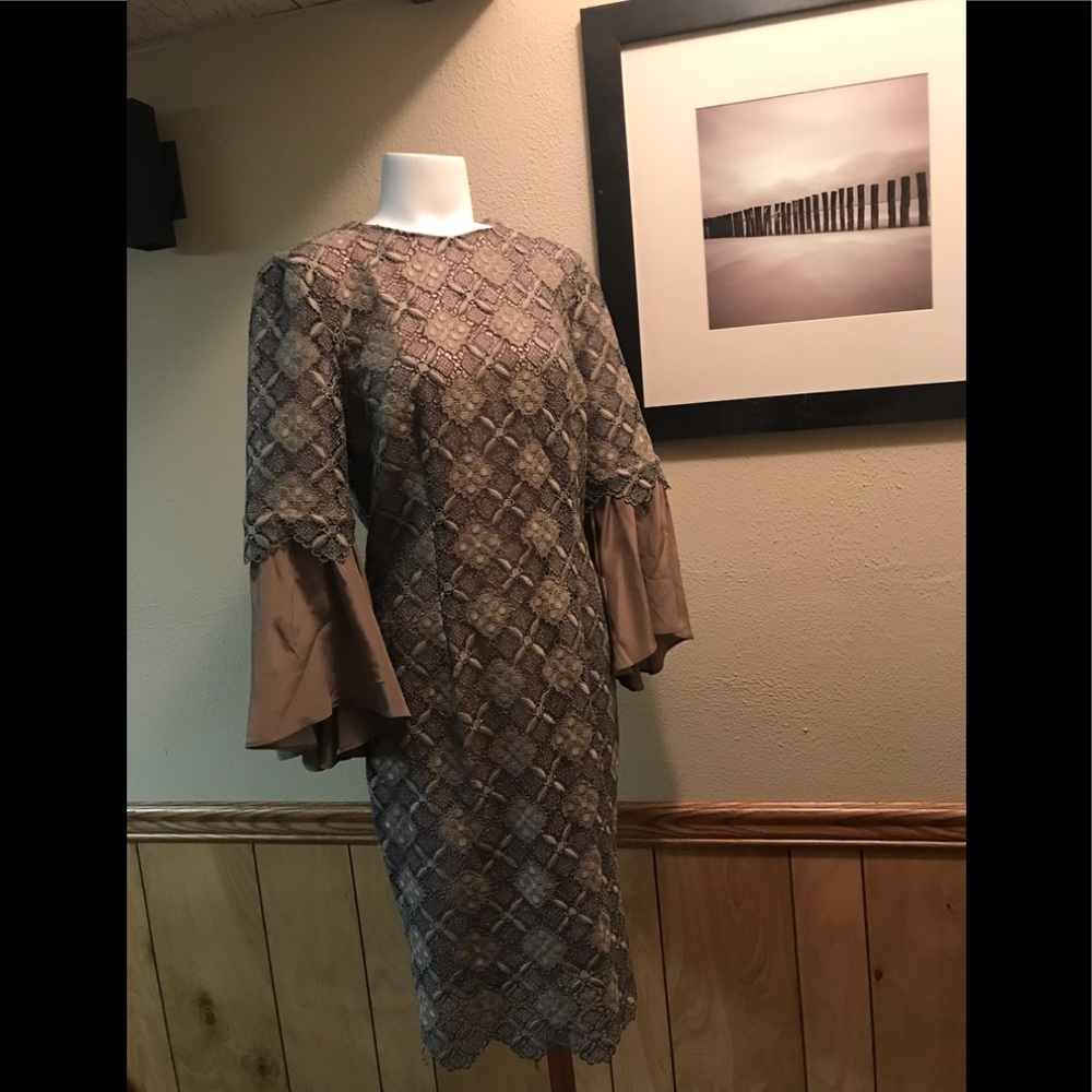 Embroidered Lace Dress/ New With Tags.